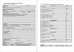 Electric Shock Incident Report