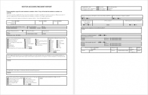 Visitor Accident Incident Report