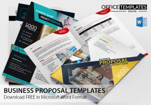 24+ Business Proposal Templates with Cover Pages in MS Word