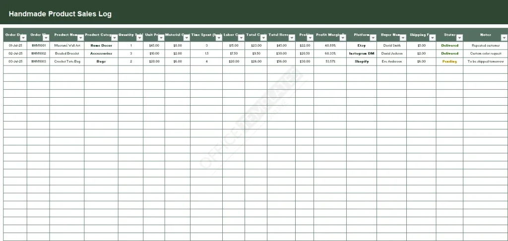 handmade-product-sales-tracker-template