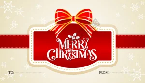 Free Christmas Jar Label Template (Word)