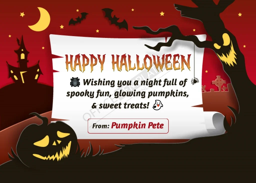 Halloween Greeting Card