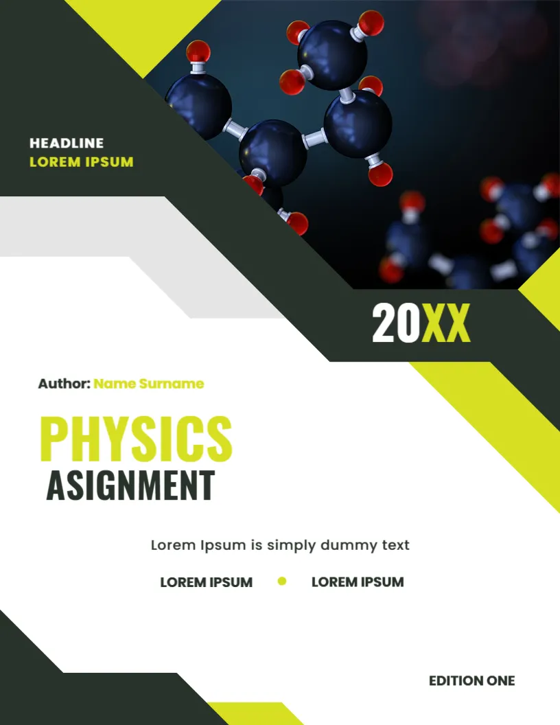 Physics Assignment Cover Page