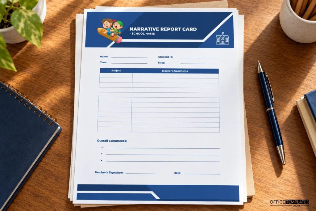 narrative-report-card-template-mockup