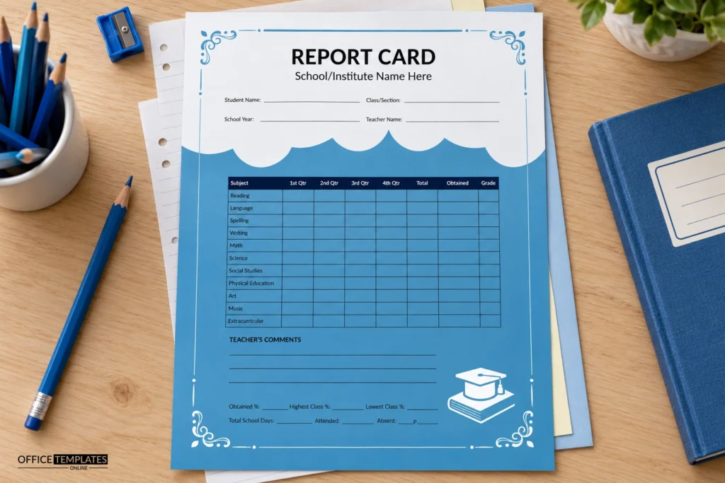 primary-school-student-report-card-template-mockup