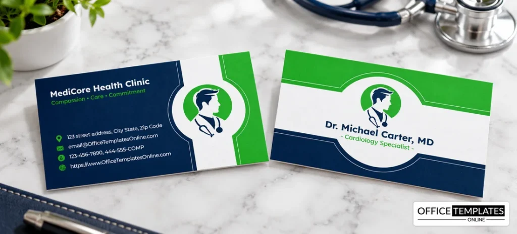 clean-medical-doctor-business-card-real-life