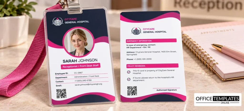 hospital-receptionist-front-desk-staff-id-card-template-real-life