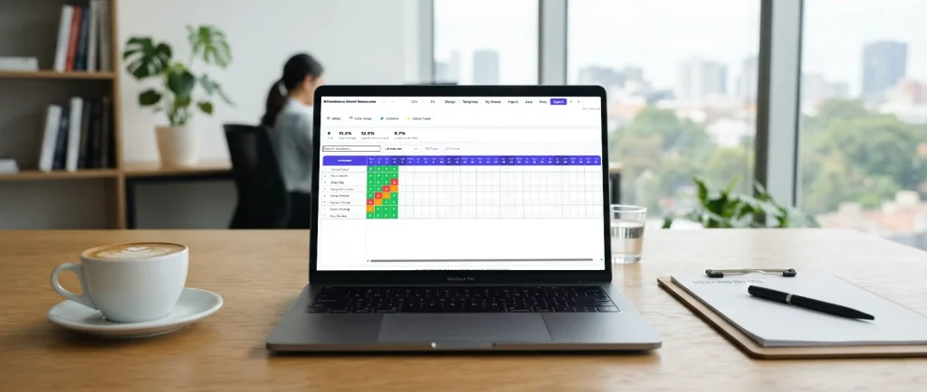 Free online attendance sheet generator for creating printable attendance records