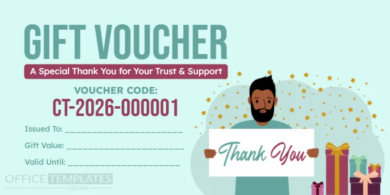 Client Thank You Gift Voucher Template – Customize & Download Online