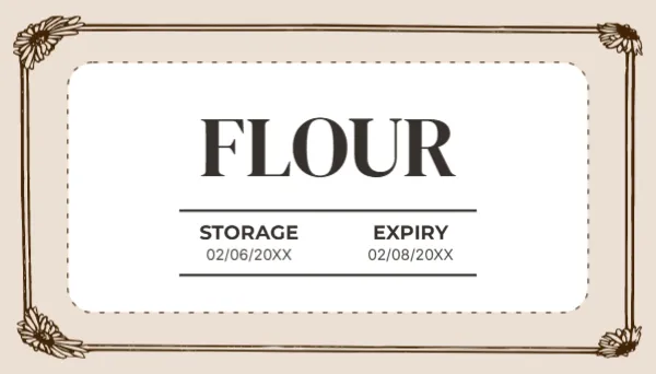 Pantry Jar Label Template