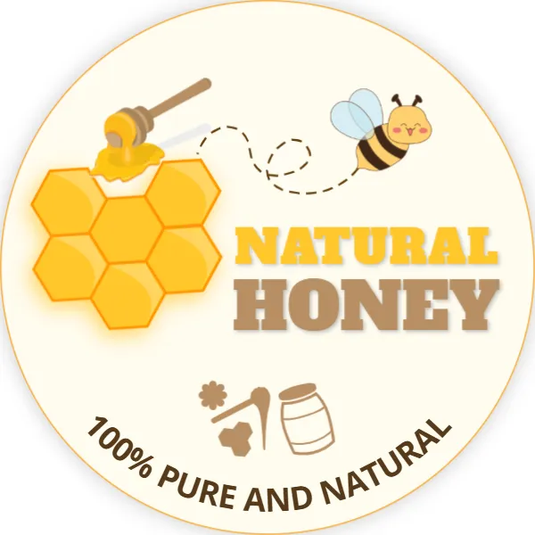 Honey Jar Label Template