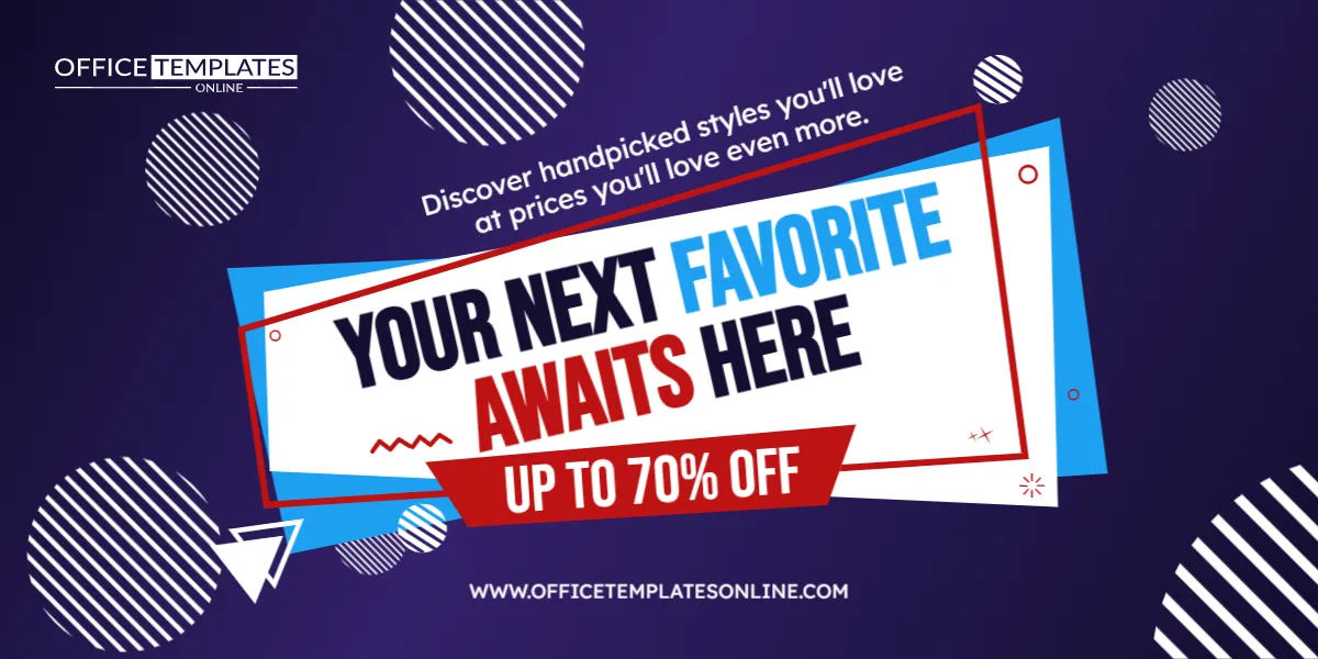 Your Next Favorite Awaits Here Promotion Banner Template