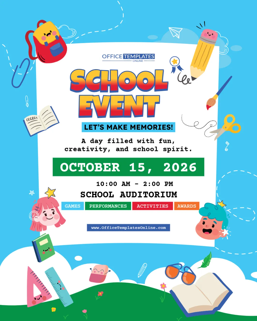 School Event Poster Template