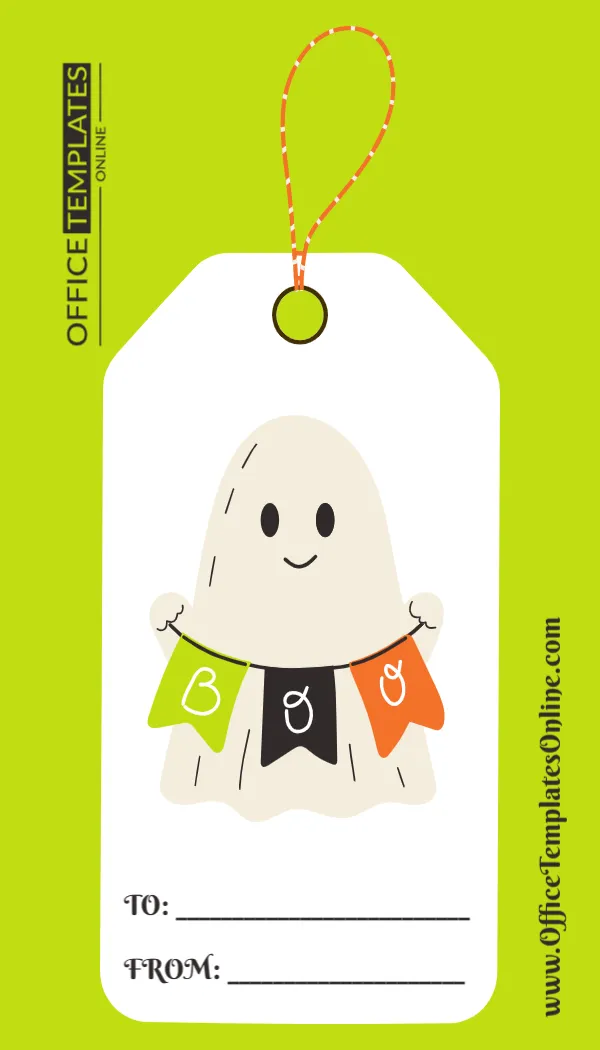 Halloween Gift Tag Template