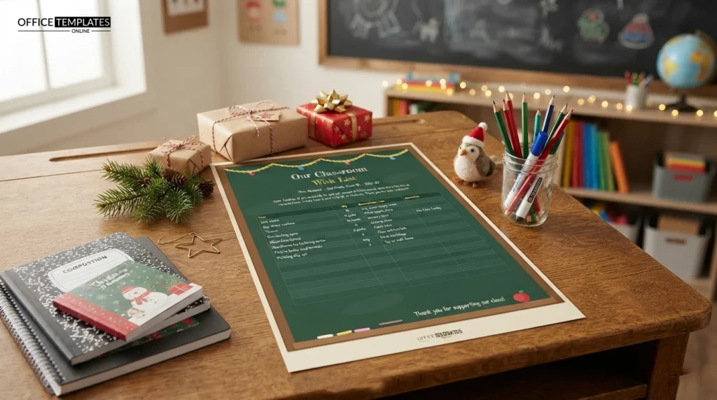Classroom Wish List for Teachers