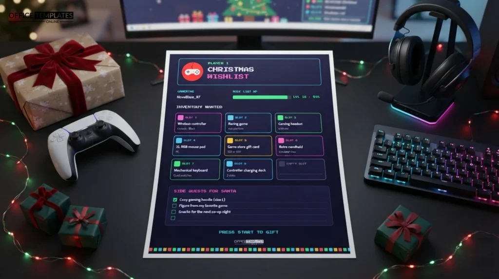 Gamer Christmas Wish List
