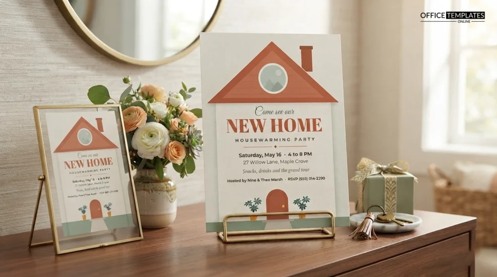 Housewarming Party Invitation Template