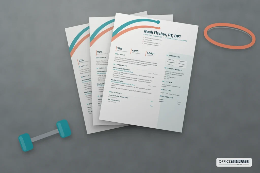 Physical Therapist Resume Template
