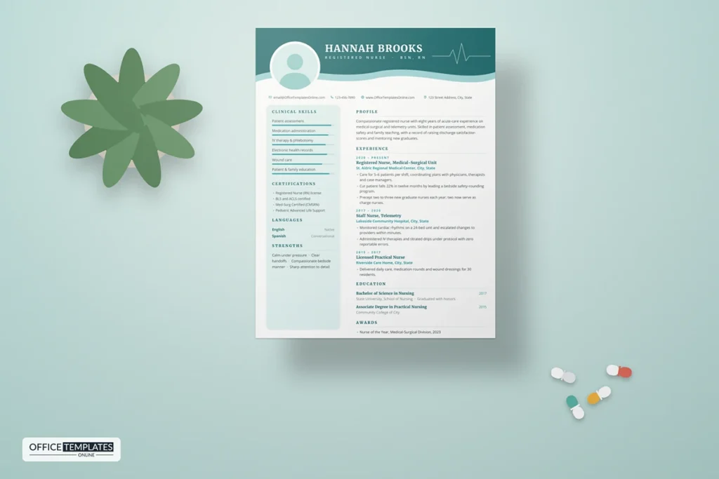 Registered Nurse Resume Template