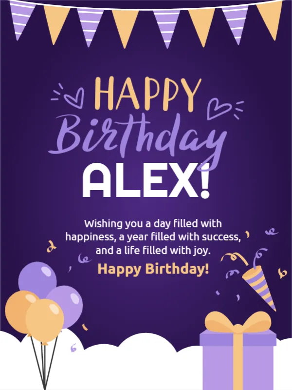 General All-Age Celebration Birthday Card