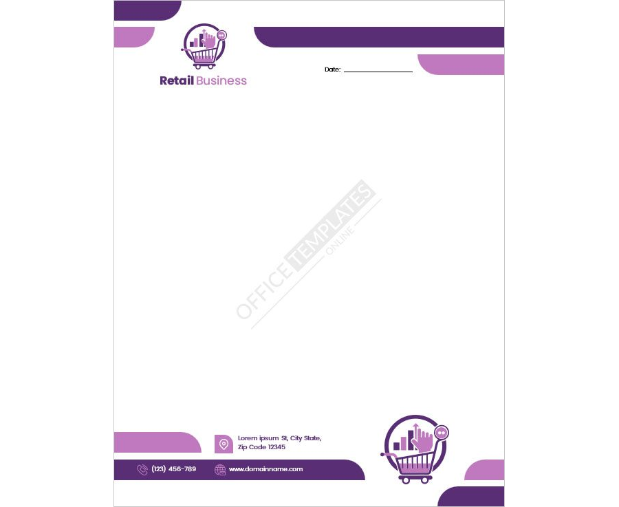Retail Business Letterhead Template