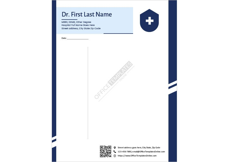 Download Doctor Letterhead Template in MS Word