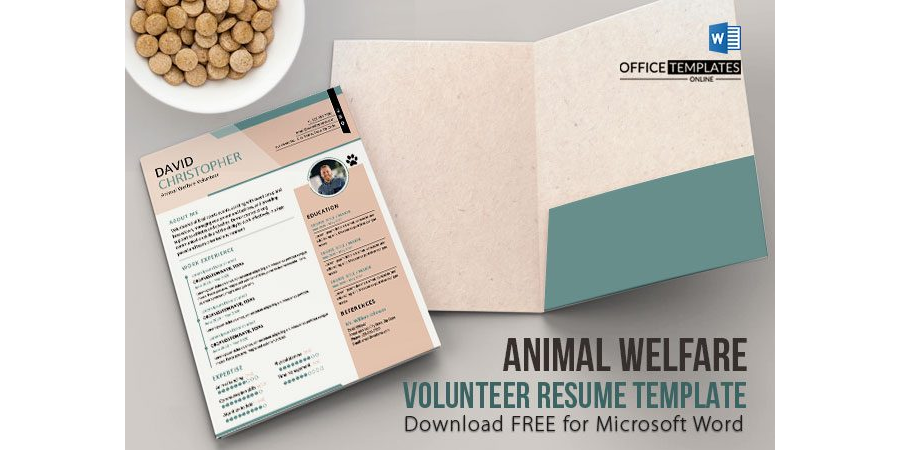 Expertly Designed Resume Template for Animal Welfare Volunteers