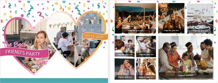 Editable Word Party Photo Album in MS Word