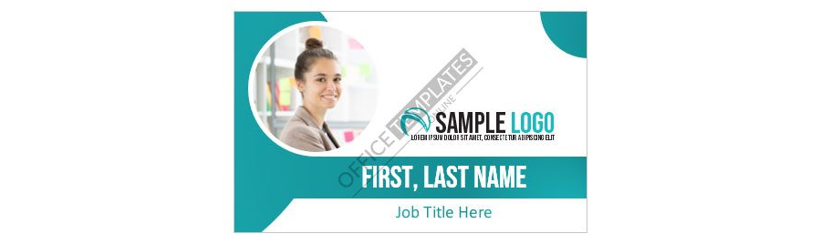Download Employee Name Badge Template in MS Word