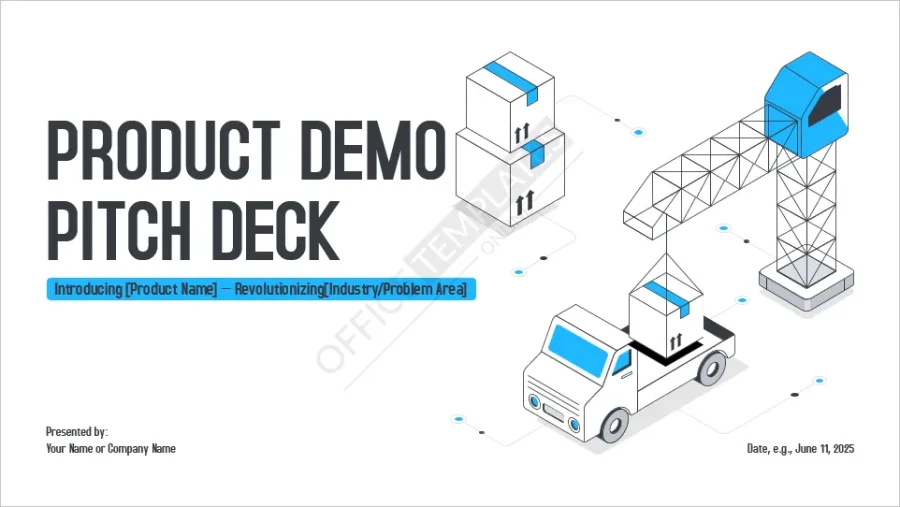 Product Demo-Centric Pitch Deck