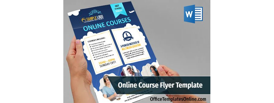 Download Online Course Flyer for MS Word