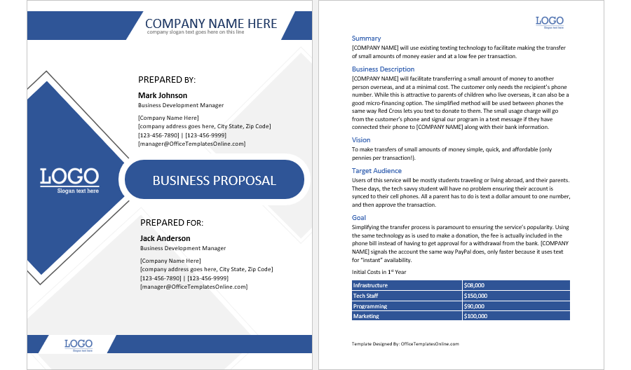 Download Business Proposal Template