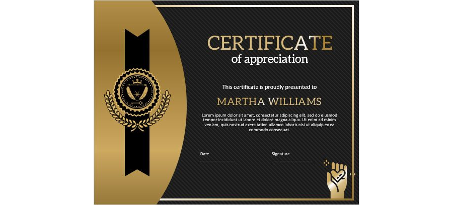 Download Volunteer Certificate of Appreciation Template