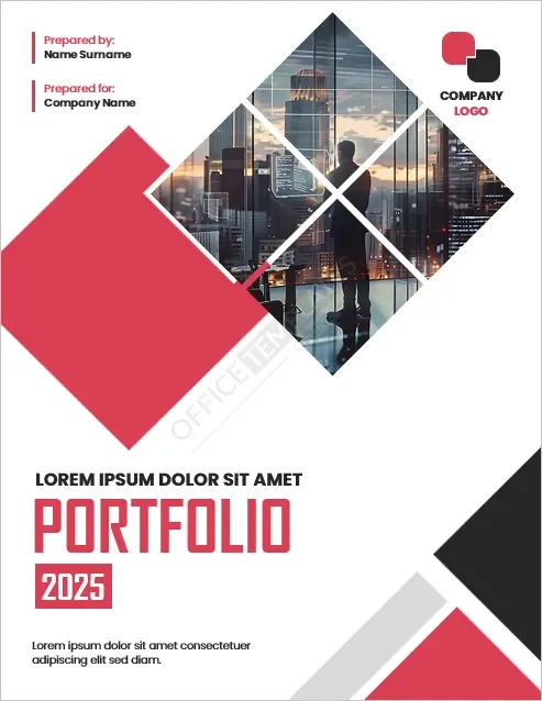Portfolio Cover Page Template
