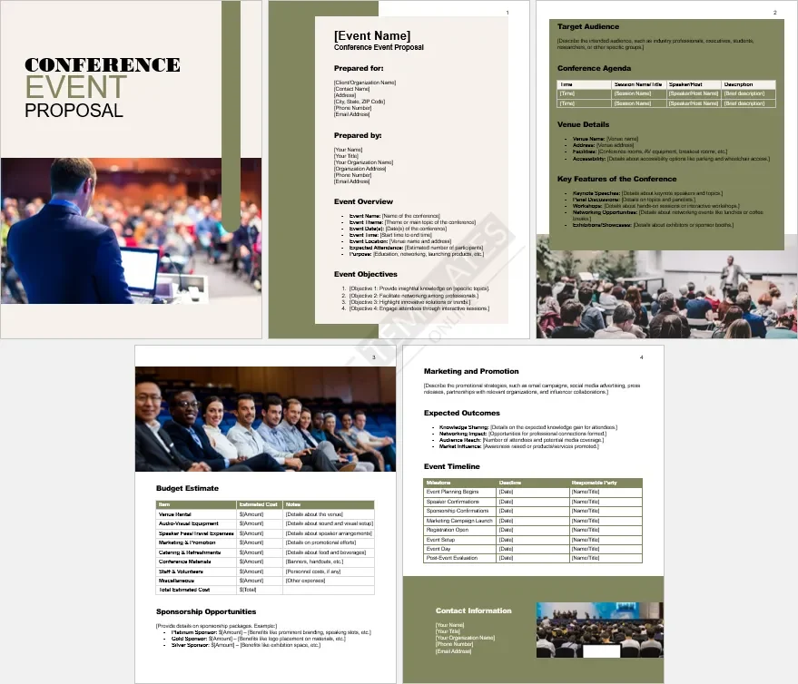 Conference Event Proposal Template