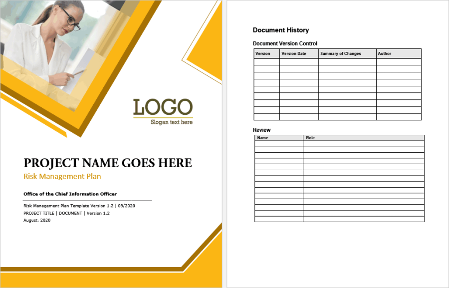 Risk Management Plan Template