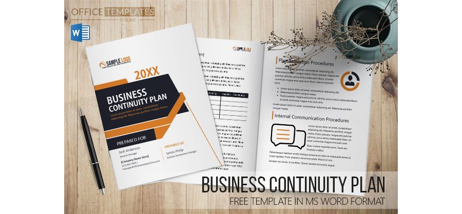 Business Continuity Plan Template in MS Word