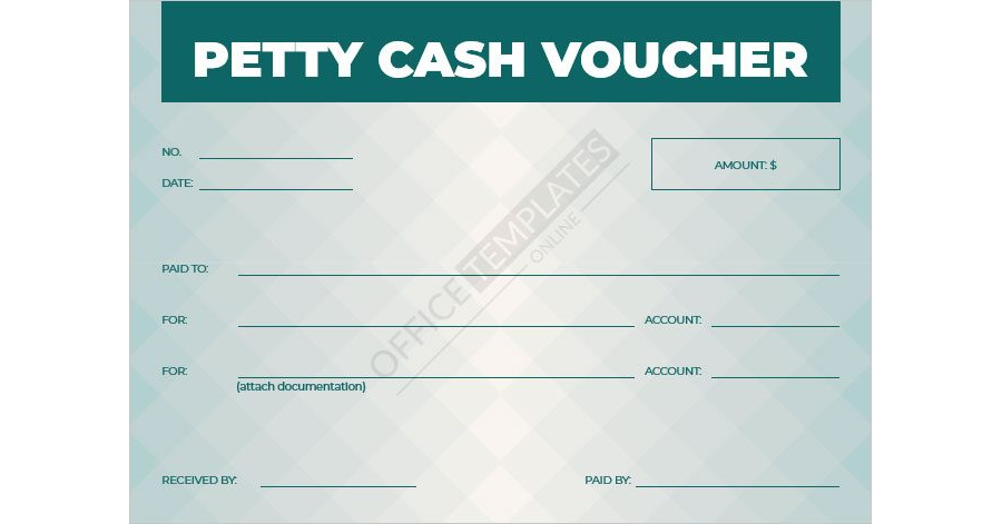 Petty Cash Voucher Template in MS Word Format