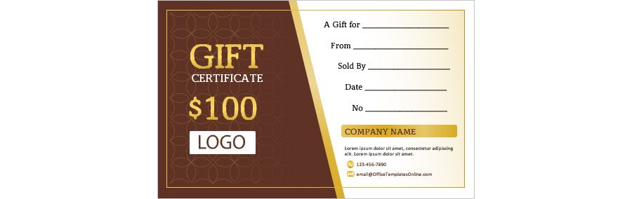 Download Fancy Gift Voucher Template
