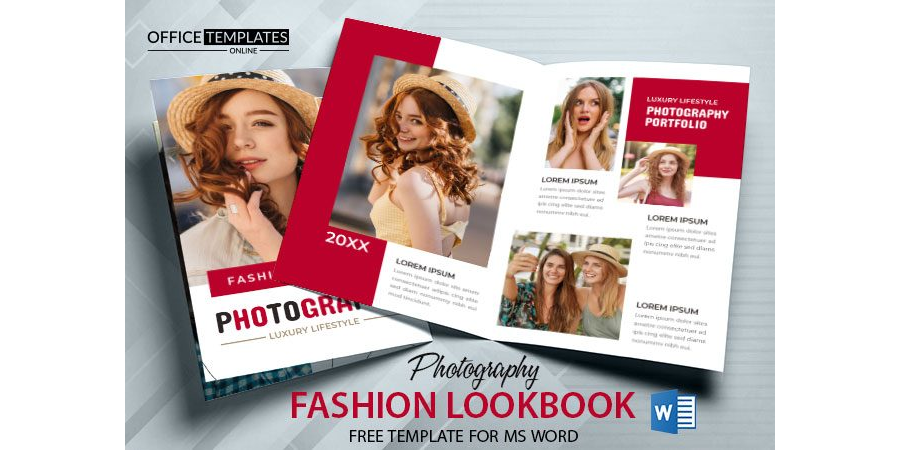 Fashion Photography Catalog Template in MS Word Format