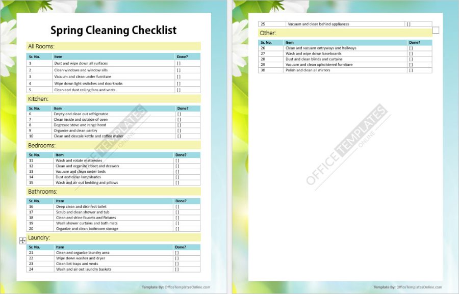 Spring Cleaning Checklist: Your Pathway to a Fresh Start