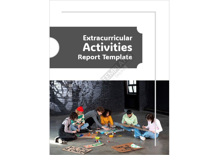 Extracurricular Activities Report Template