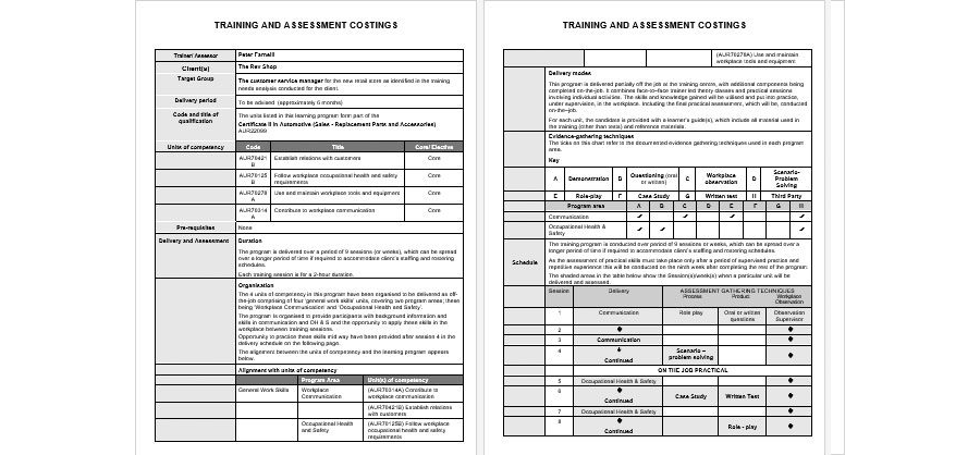 Download Delivery and Assessment Strategy Outline Template