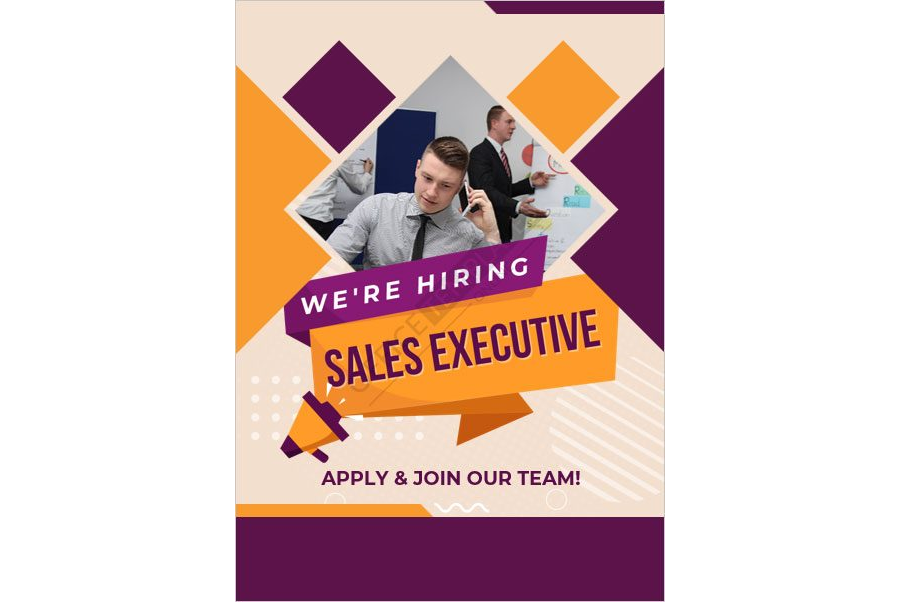Sales Executive Job Vacancy Announcement Template
