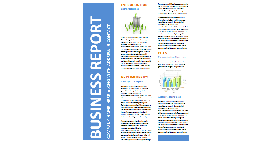Download Business Report Template