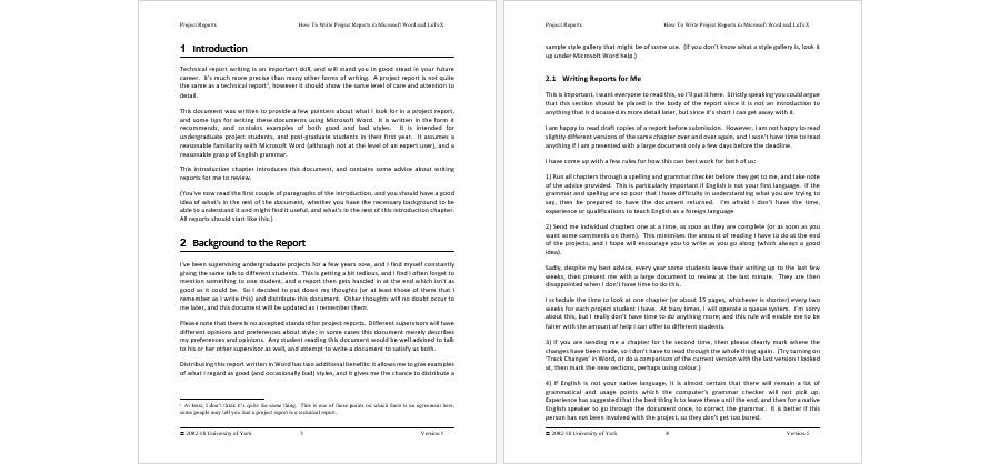 Download Project Report Template
