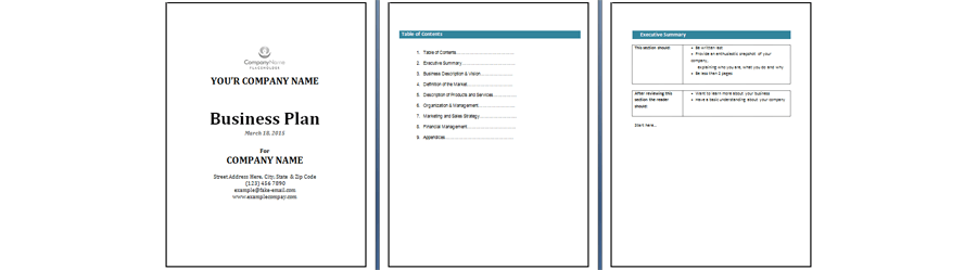 Download 10 Page Business Plan Template