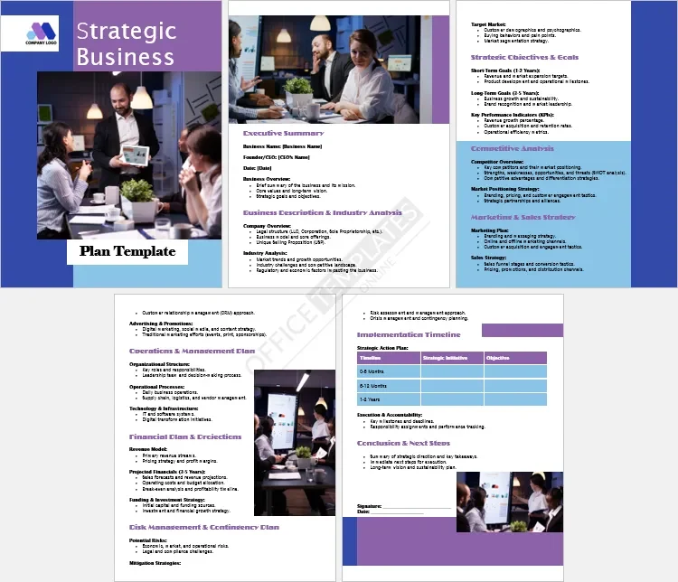 Strategic Business Plan Template