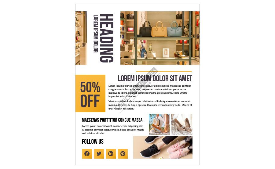 Download Promotional Newsletter Format - MS Word Template