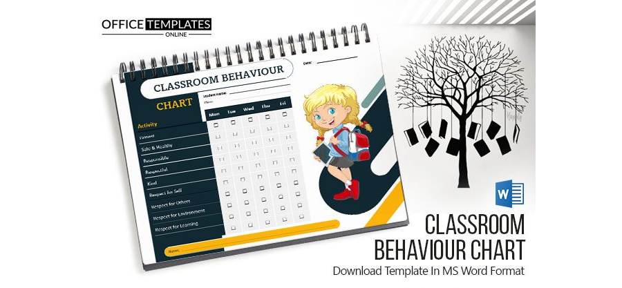 Classroom Behavior Chart Template